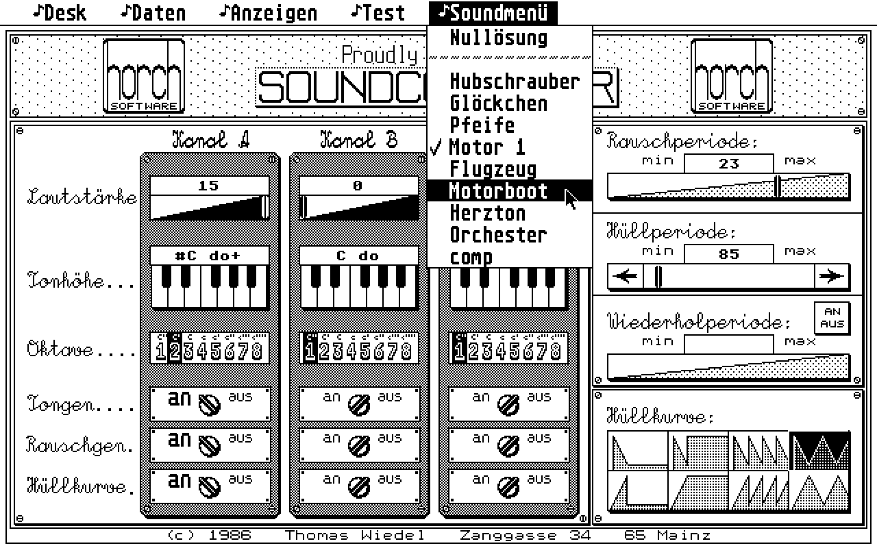 Soundcomputer atari screenshot